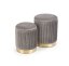 Set taburetov MONTY – zamat, kov, viac farieb
