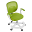 Štýlová otočná stolička TRIXI TYP 2 – zelená/biela, nastaviteľná