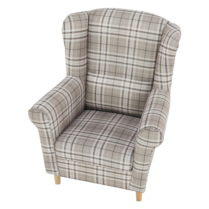 Křeslo ušák CHARLOT — látka, více variant Kondela