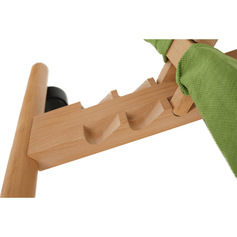Ergonomická klekosed GROCO – zelená, látka, buk