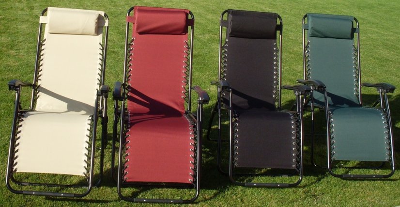 Zahradní křeslo CATALINA — kov, více barev