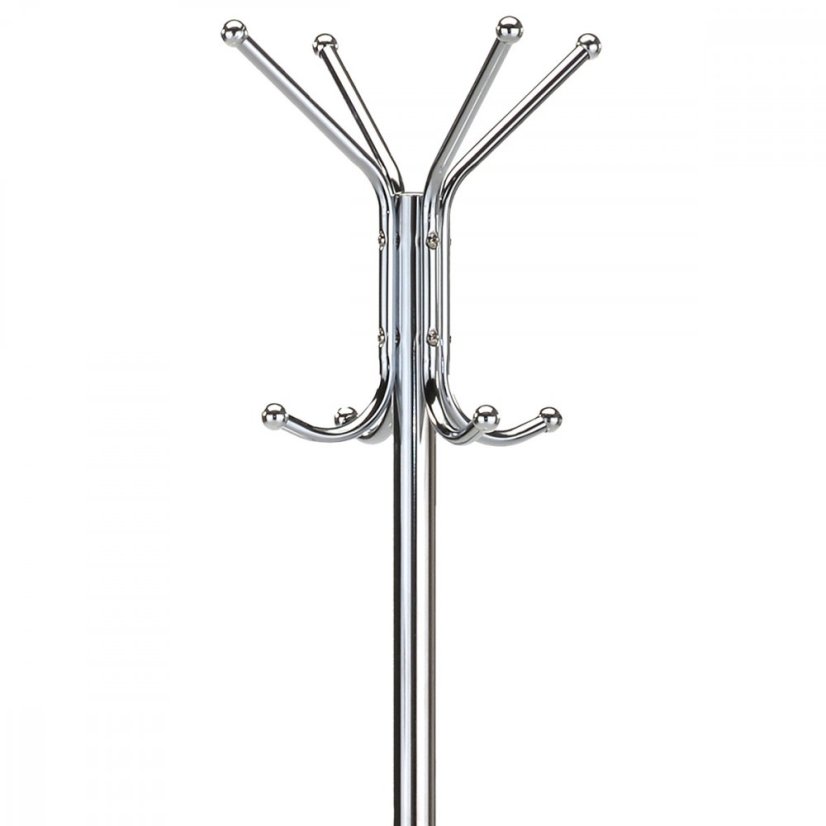 Vešiak stojanový DALIDA - 182 cm, kov, lesklý chróm