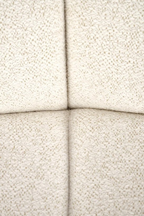 Jedálenská stolička PESTO — kov, látka, krémová