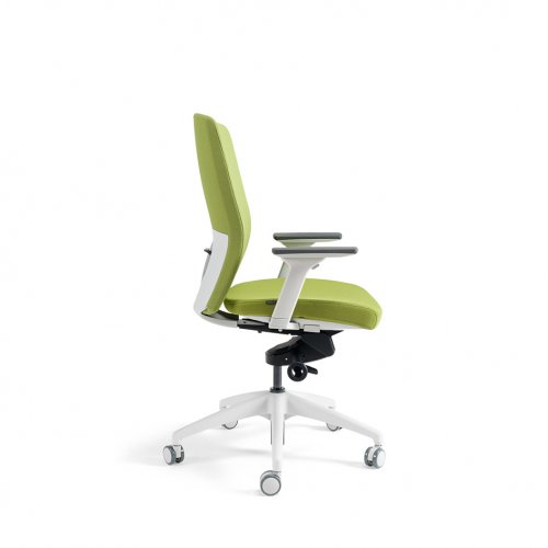 Kancelářská ergonomická židle BESTUHL J2 WHITE BP — více barev, bez podhlavníku
