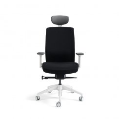 Kancelářská ergonomická židle BESTUHL J2 WHITE SP — více barev, s podhlavníkem