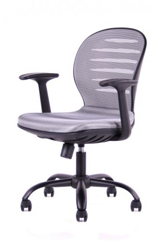 Otočná kancelářská židle Sego COOL — černá/šedá