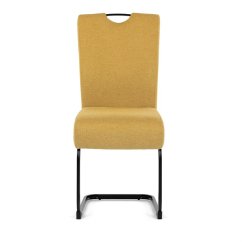 Stylová žlutá jídelní židle NIKA s látkovým potahem Autronic