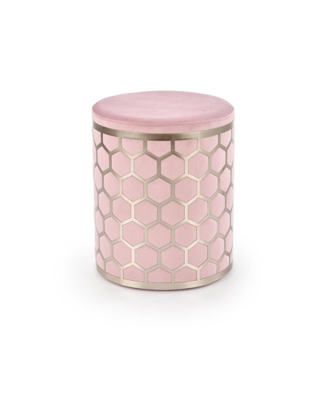 Taburet AQUA – zamat, ružová