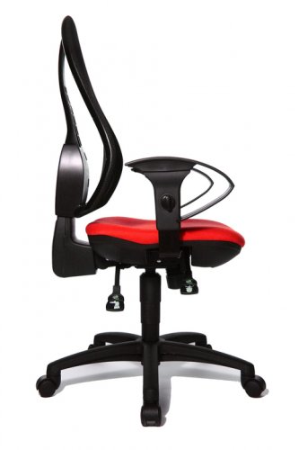 Ergonomická židle na kolečkách Topstar OPEN POINT SY – více barev - Čalounění Top Star: G20 - černá