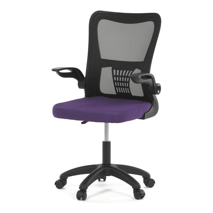 Dětská židle NINA – fialová síťovina, houpací mechanismus Autronic