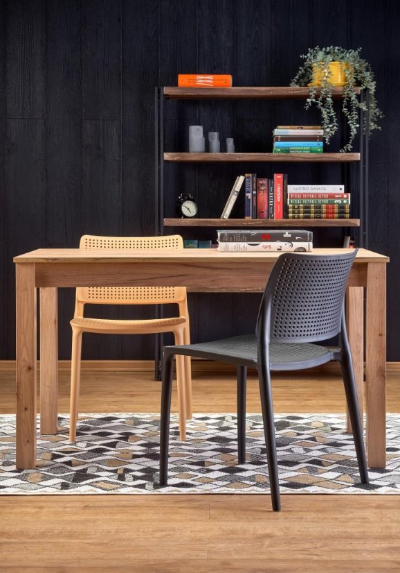 Plastová židle TOAD — oranžová Halmar