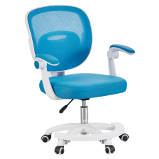 Moderní otočná židle TRIXI TYP 2 modro-bílá