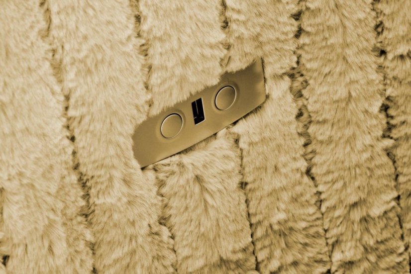 TV křeslo PEGAS s elektrickým polohováním –  horčicová Halmar