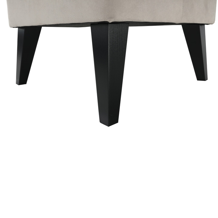 Taburet RODEZA — viac farieb - Farebné prevedenie RODEZA: Šedá / čierne nohy