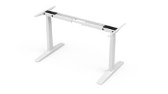 Elektricky výškově nastavitelný stůl AXIS — bílý, bez desky Antares