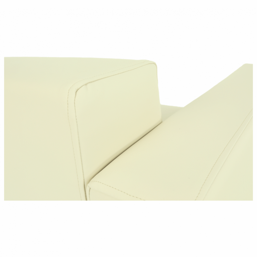 Relaxační křeslo HOMKER— ekokůže/béžová Kondela