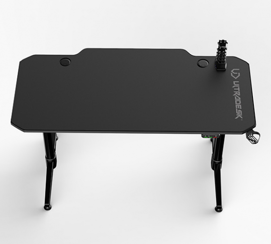 Herní elektricky výškově nastavitelný stůl ULTRADESK LEVEL BLACK – 140x70cm
