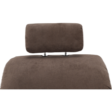 Relaxační křeslo SANTIAGO—  látka, hnědá Kondela