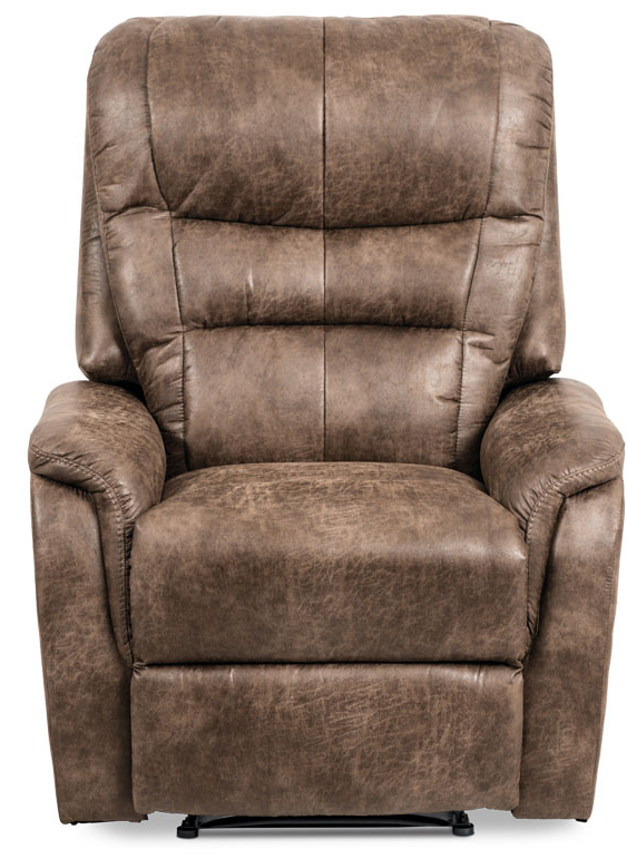 TV křeslo ISLA — hnědá, imitace broušené kůže