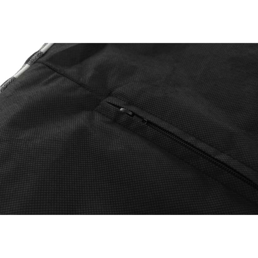 Sedacia vrece KRETON — 60×60×40, čierna / biela