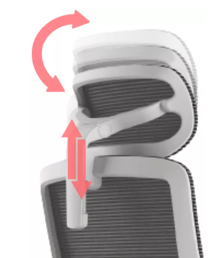 Ergonomická kancelárska stolička WISDOM s opierkou hlavy — sieťovina, sivý plast, nosnosť 120 kg, svetlo sivá Mercury star
