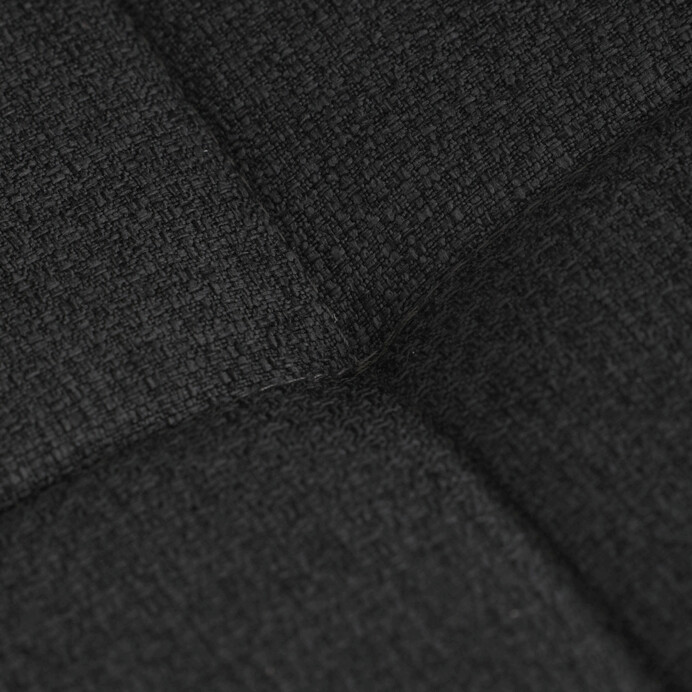 Jídelní židle FORMA – černá látka, černé kovové nohy Autronic