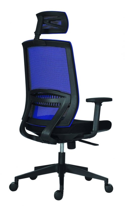 Kancelárska ergonomická stolička Antares ABOVE — černá - Farebné prevedenie ABOVE: Modrá