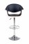 Barová stolička FELICIA – ekokoža, čierna / biela