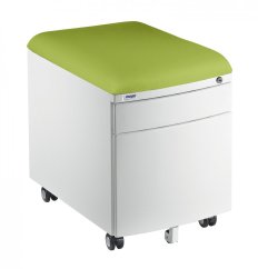 Pojazdný kontajner Mayer 32W8 30 463 — biely, zelený aquaclean