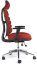 Kancelárska ergonomická stolička SPINE s podhlavníkom — látka, nosnosť 130 kg, viac farieb - Farebné varianty stoličky SPINE: Modrá