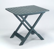 Zahradní rozkládací stolek VETURA — plast, zelená Bibl