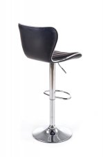 Barová stolička NEUF – ekokoža, čierna