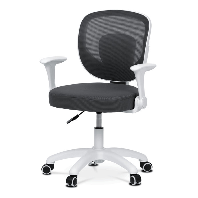 Detská výškovo nastaviteľná stolička AERO – sivá sieťovina Autronic