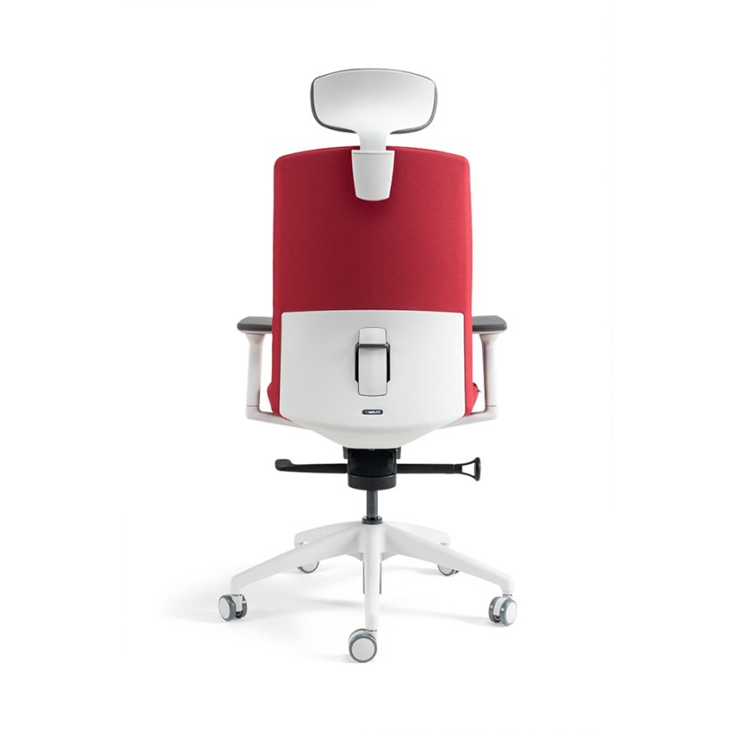 Kancelárska ergonomická stolička BESTUHL J2 WHITE SP — viac farieb, s podhlavníkom - Čalúnenie J2 WHITE SP: Čierna 201