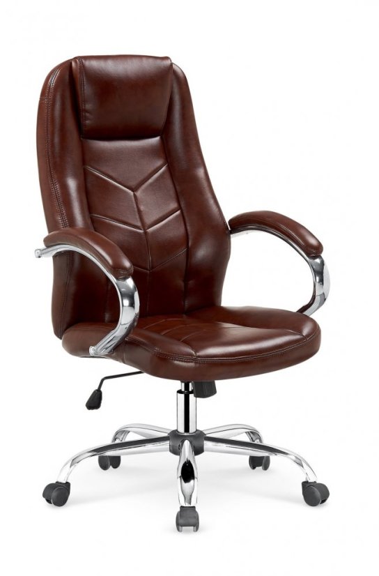 Kancelárske kreslo CODY - ekokoža, hnedá