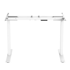 Elektricky výškově stavitelný rám stolu POWERTON – rozsah 500 mm, bílá, 100 kg