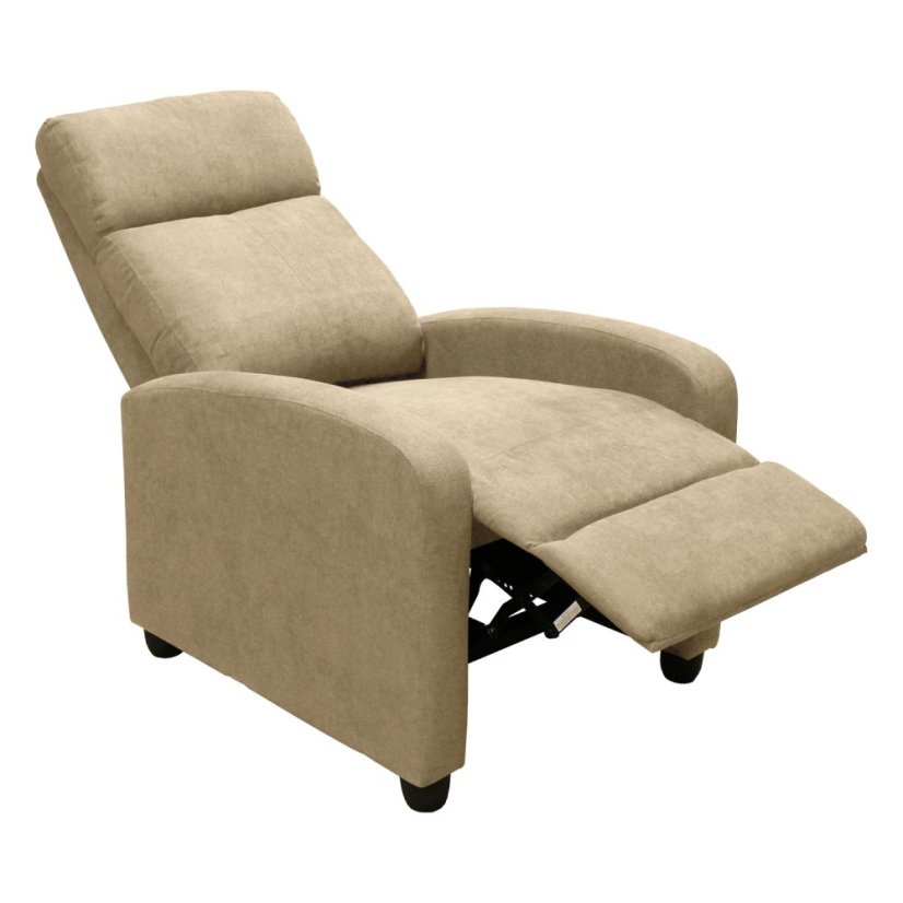 Masážní polohovatelné křeslo DELUXE – látka, více barev IDEA nábytek