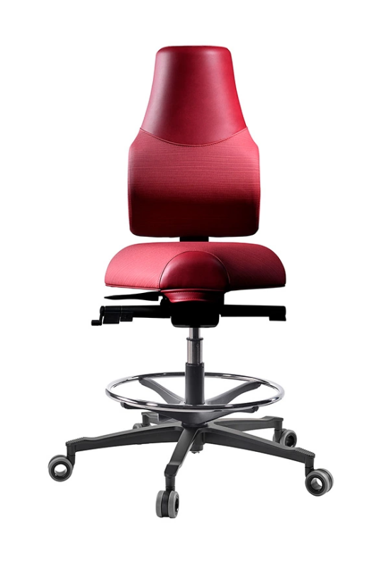 Zdravotní židle THERAPIA STANDI zvýšená -⁠ na míru, eko kůže, více barev