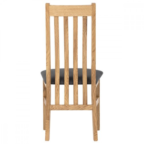Jedálenská stolička FLINT — masív dub, látka, viac farieb - Barevné varianty sedáku FLINT: Hnedá