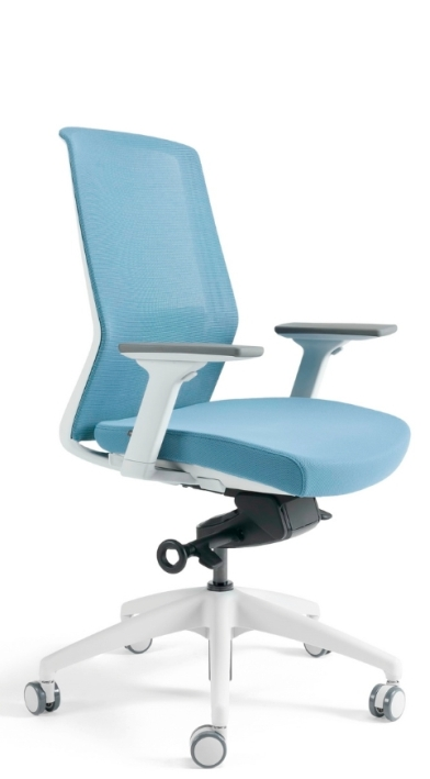 Kancelářská ergonomická židle BESTUHL J17 WHITE — více barev