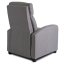 Štýlové kreslo DANNY — v šedej farbe, polohovateľné