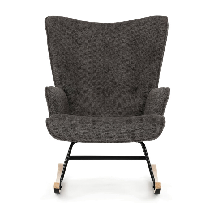 Houpací křeslo YAO – šedá, látka, ergonomický design Autronic