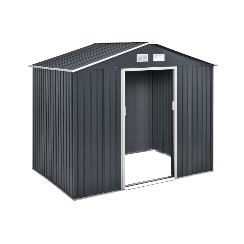 Zahradní domek ARCHER B –⁠ 195x213x191, kov, šedá