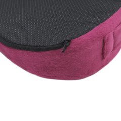 Ergonomický podsedák pod zadok - pamäťová pena, vínovo červená