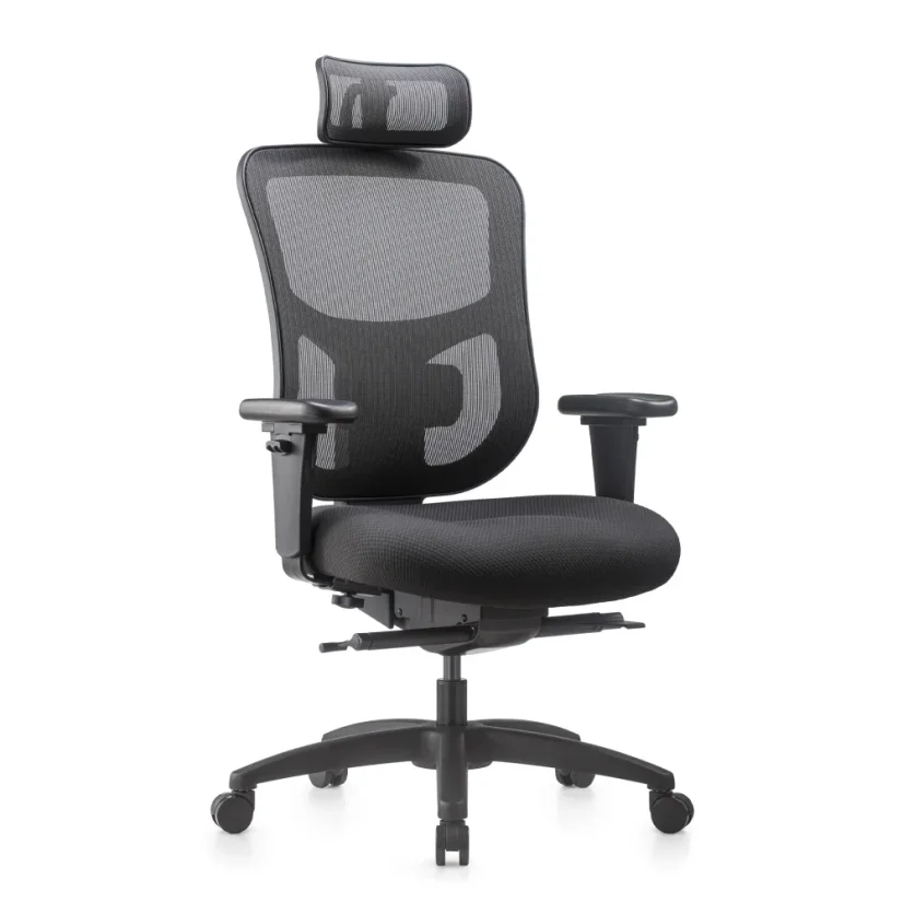 Kancelárska ergonomická stolička NATUS Q24 - sieťovina, nosnosť 180 kg, 3-ročná záruka, viac farieb - Barevné provedení NATUS Q24: modrá