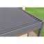 Bioklimatická pergola INTRO PLUS 4x3 m, hliník - do stěny
