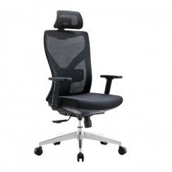 Kancelárska ergonomická stolička BOLTON - čierna, nosnosť 150 kg