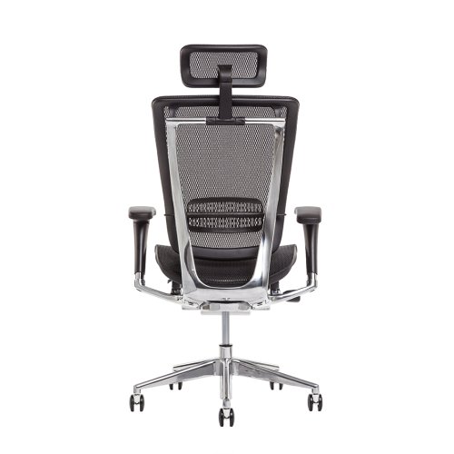 Kancelářská ergonomická židle Office Pro LACERTA — více barev, nosnost 150 kg - Čalounění LACERTA: Černá