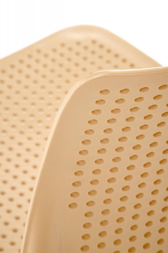 Plastová židle TOAD — oranžová Halmar