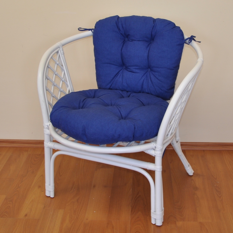 Zahradní křeslo ANTIGUA — ratan, bílá / více barev